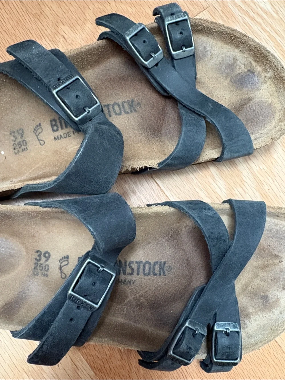 Birkenstock Black Triple-Strap Sandals